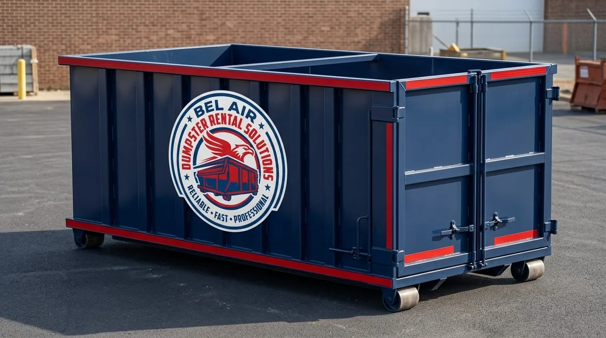 15 yard roll-off dumpster in Bel Air